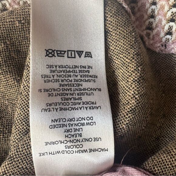 NEW Anthropologie Maeve Jacquard Pink Winter Dress Pockets Adjustable Size S (M) - Picture 8 of 14